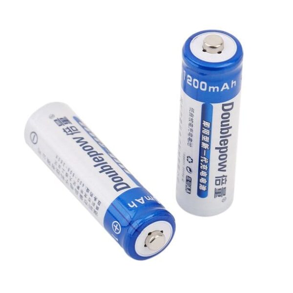 Double power AA 1200mAh NiMH Rechargeable Battery (2pcs) - Image 2